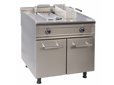 Electric Table Top Deep Fat Fryer with 2 Tanks