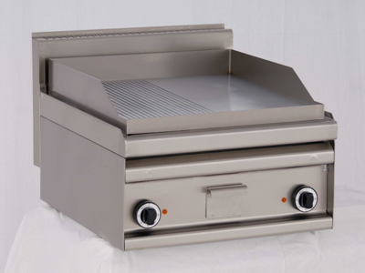 Gas Table Top Grill with 1/2 Riffled Hot Plate