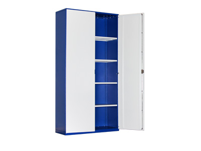 Metal storage for documents with 2 doors and 4 shelves